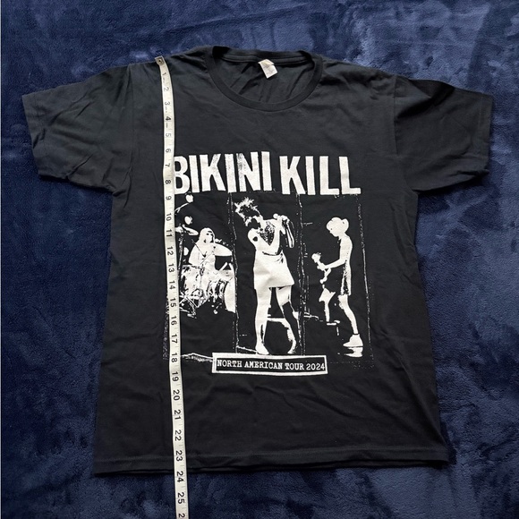 KATHLEEN HANNA 2024 Rebel Girl Tour T-Shirt Bikini Kill Youth Large /womens S - Picture 2 of 7